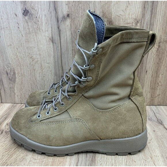 McRae Footwear Tan Combat Military Crewman Boots Gore tex 11W 8430-01-632-6272 - Picture 3 of 16